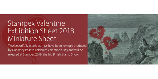 Stampex Valentine Exhibition Sheet 2018